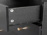 Modern Simple 4-Drawer Dresser Black 32069328
