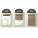 Bamboo Light Filtering Roman Shade 64"L B035129690