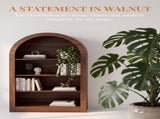 Arched 47.6 Inch, 4-Tier Bookcase, Arched Bookcase, Arch - Modern W2641P562765