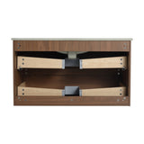 36" Wall-Mounted Bathroom Vanity -BVB01936BNO-2 W999P174703