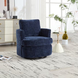 Vanity Chair,Swivel Accent Chair, 360 Degree Round Swivel Barrel Chair, Upholstered Comfy Swivel W2120P322757