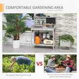 Garden Work BenchOpen Shelf Storage 66780320