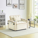 1 versatile foldable sofa bed in 3 lengths, modern sofa sofa sofa velvet pull-out bed, adjustable W2564P168267