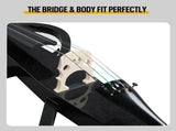 Full-size 4/4 S-type electric cello, including case, bow, rosin, headphones, connecting cable 39073114