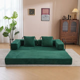 Floor,Compression Sofa,Convertible Floor Sofa Bed-with Pillow Back Support Armrest,Comfy Futon W3723P345018