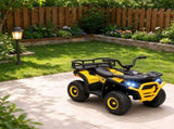 12V Kids 4-Wheeler ATV Quad, Ride-On Quad with Spring Suspension, LED Lights & Music USB for Ages 46342966
