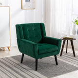Modern Soft Velvet Material Ergonomics Accent Chair Living Room Chair Bedroom Chair Home Chair With W67639359