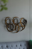 38.5x22x4.2" Seretha Gold Leaf Wall Dcor W2078P205307