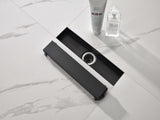 12 Inch Linear Shower Drain with 2-in-1 Flat & Tile Insert Removable Cover, 304 Stainless Steel with 50253508