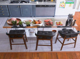 Profeeshaw Stainless Steel Prep & Work Table, 30x48 Inches, with Backsplash and Adjustable W1422P252477