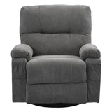 Recliner chair,360 degree rotating swing single sofa chair, equipped with soft cushion and backrest, W1521P265833