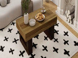 42 Inch Wood Rectangular Coffee Table, All MDF Farmhouse Accent Center Low Cocktail Tea Table with W1120P330143