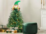 3ft 129 Branches with Santa Claus Decoration PVC Branch Iron Bracket Christmas Tree Green 57400666