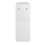 Freestanding Shoe Rack Organizer with 2 Shutter Door, Entryway Narrow Shoe with Adjustable W40981155