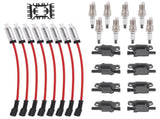 8PCS Ignition Coil Set w/ Wires fit for Cadillac CTS-V 6.2L Saab 9-7x 5.3L V8 74813654