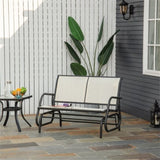 Outdoor courtyard seats for 2 people-Beige 00066280