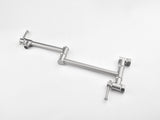 Wall mounted Filler Faucet, Modern Brass Filler Two-Attachment Wall Mount Folding Kitchen 43078982