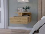 Macadamia 2-Tier Shelf Floating Nightstand B062P175811
