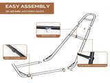 Double-Barrel Stand Only, Heavy Duty Iron Frame for Alls, Easy Assembly 73338427