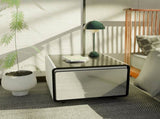 Modern Smart Side Table with Built-in Fridge, Wireless Charging, Temperature Control, Power Socket, W1172P178864