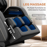 ZNTS Massage Chair Recliner with Zero Gravity with Full Body Air Pressure W1875P224671