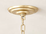 63.8 INCH 36-Light Extra Large Wagon Wheel Chandelier, Gold Farmhouse Round Wheel Chandelier Light W5008P543830
