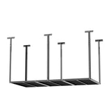 ZNTS 3x6 Overhead Garage Storage Rack, Heavy Duty Adjustable Ceiling Mounted Storage Racks, 750LBS Weight 93039307