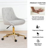 Modern teddy velvet fabric golden leg living room furniture dining, gold-plated five-claw W210P228615