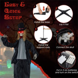 7.2ft Life-Size Animated Halloween Groom Prop - Formal Suit, Sound-Activated 47204908