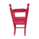 ZNTS Children's rocking rose red chair- Indoor or Outdoor -Suitable for kids-Durable 01417255