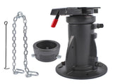 12" to 16" Adjustable Cushioned 5th-Wheel-to-Gooseneck Adapter 20,000 lb for RV Trailer Camper 76643374