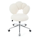 360&degSwivel Height Adjustable,Swivel Chair,Teddy fabric,home office chair W680P143486