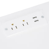 Elegant Vanity Makeup Table & Chair Set, Modern Dressing Table with Organizer, Writing Desk, N844P285188A