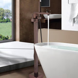 ZNTS Freestanding Bathtub Faucet with Hand Shower W1533125019