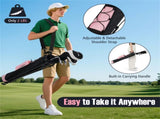 Portable Golf Carry Bag - Dual Carrying , Zippered PocketBottle 15064066