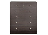 Brown particleboard with a textured melamine finish, 66*40*111cm, 42 drawer cabinet, matte gold 73782149
