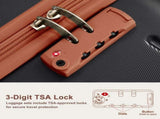 Premium ABS Travel Luggage Set , 3-Piece TSA Lock Suitcase Ensemble 20, 24, and 28 Inch Sizes N726P296022A