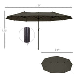Outdoor beach umbrella/Double-Sided Market Umbrella 70999440