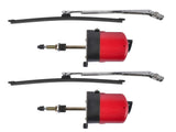 Red Windshield Wiper Motor Kit Street Hot Rod Universal Boat Fit for Chevy Fit for Jeep 96783887