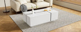 U-Can 47.2''-72.7'' Extendable Table, Multi-Functional Table with High-Gloss Finish, N724P292070K