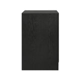 2 Drawers MDF Nightstand with 1 Jewelry Drawer, Black B016P255583