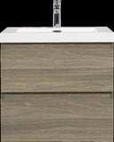 24" Floating Bathroom Vanity with Sink, Modern Wall-Mounted Bathroom Storage Vanity Cabinet with W1573P152695
