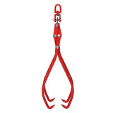 4 Claw Timber Log Lifting Logging Tongs Grabber Tong 36" W46537383