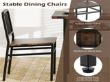 3-Piece Dining Table Set , Space-Saving Tuck-under Chair Design 89908797