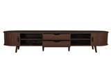 70 Inch Mid Century Modern TV Stand, TV Stand for 80 Inch TV, TV Stand with Tambour Doors, Drawers 26993441