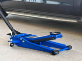 3T Heavy Duty Horizontal Double Pump Floor Jack Foot Model 43980968