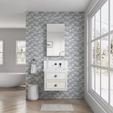 20'' W x 36'' H Surface Frameless Mirror Medicine Beveled Mirror Edges Bathroom Medicine W2287P251026