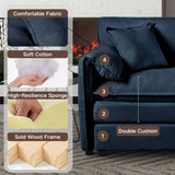 Oversized 41.73" Sofa Chair, Modern Upholstered Armchair with 1 Toss Pillow, Modular Sectional Sofa W3163P269205