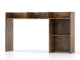 Brown Desktop Bookshelf for 27''/68.58cm Monitor, 93.9825.4073.66cm Engineered Wood Desk Hutch 55638158