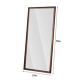 70*32 inch full-body floor mirror with Artificial wood frame, elegant design and durability, a W2709P329048